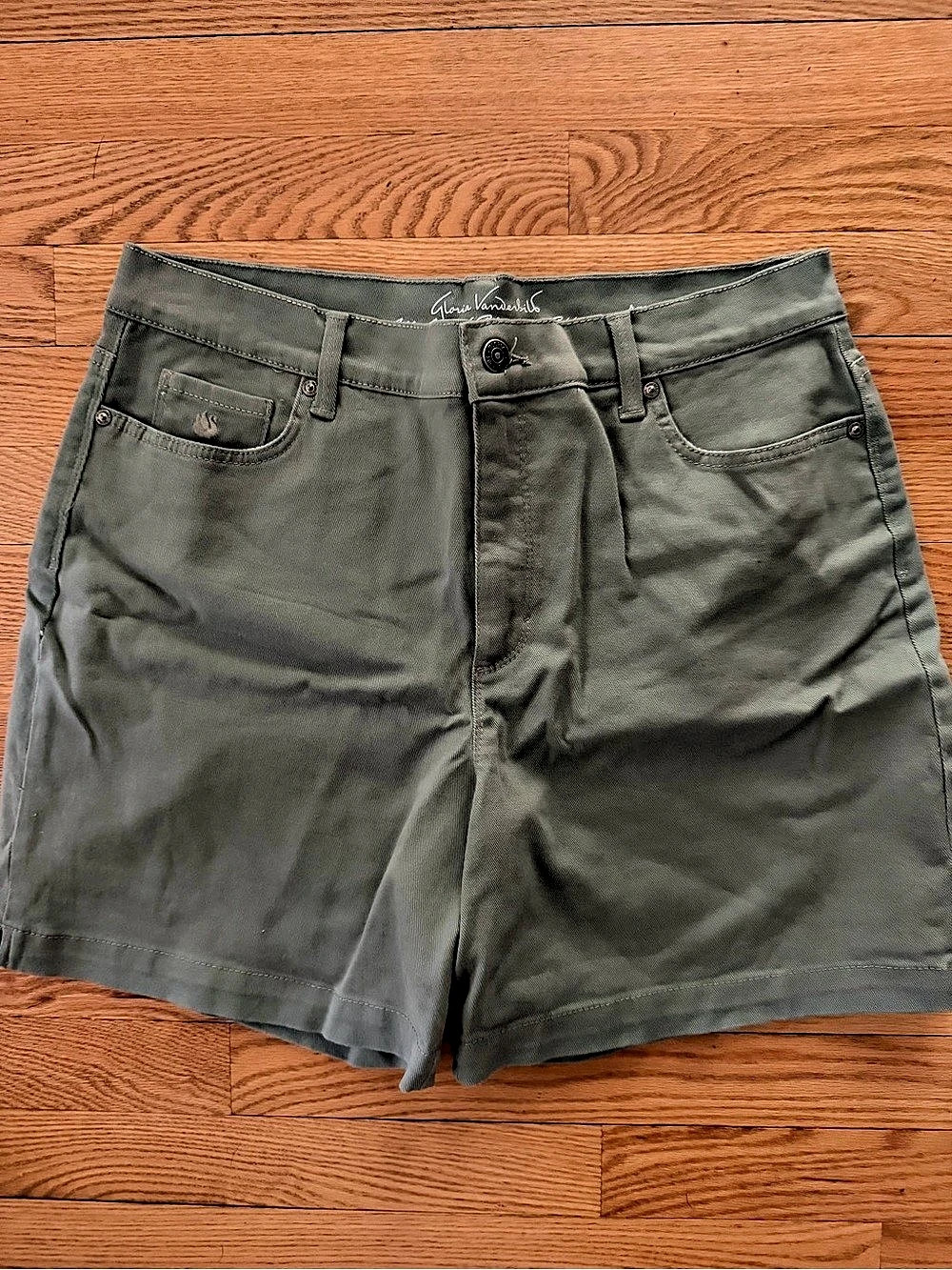 Gloria Vanderbilt All-Around Slimming Effect Shorts Green Size 12